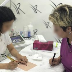 スタッフが海外研修で「ヘアタトゥー」のスキルアップ その②